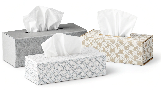 Travel pack facial tissue