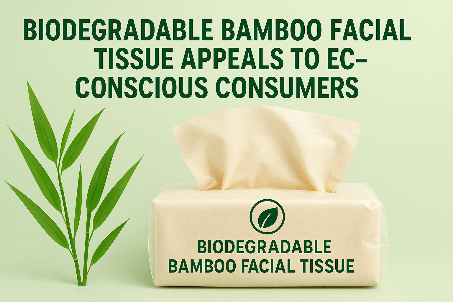 bamboo facial tissue biodegradable bamboo facial tissue, eco friendly soft tissue packaging design