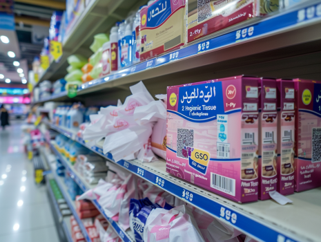 hygienic tissue for Saudi market