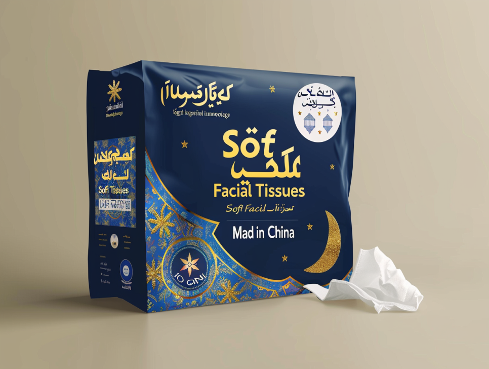 multilingual soft pack tissue printing