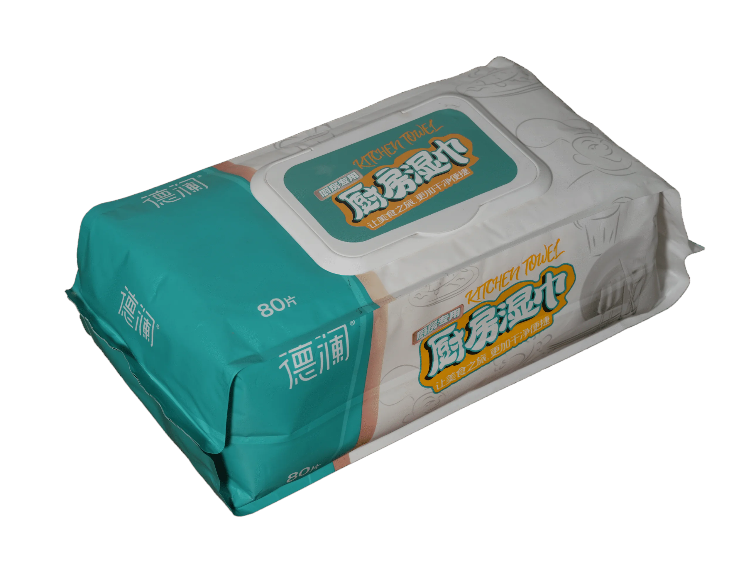soft pack tissue with wet wipes