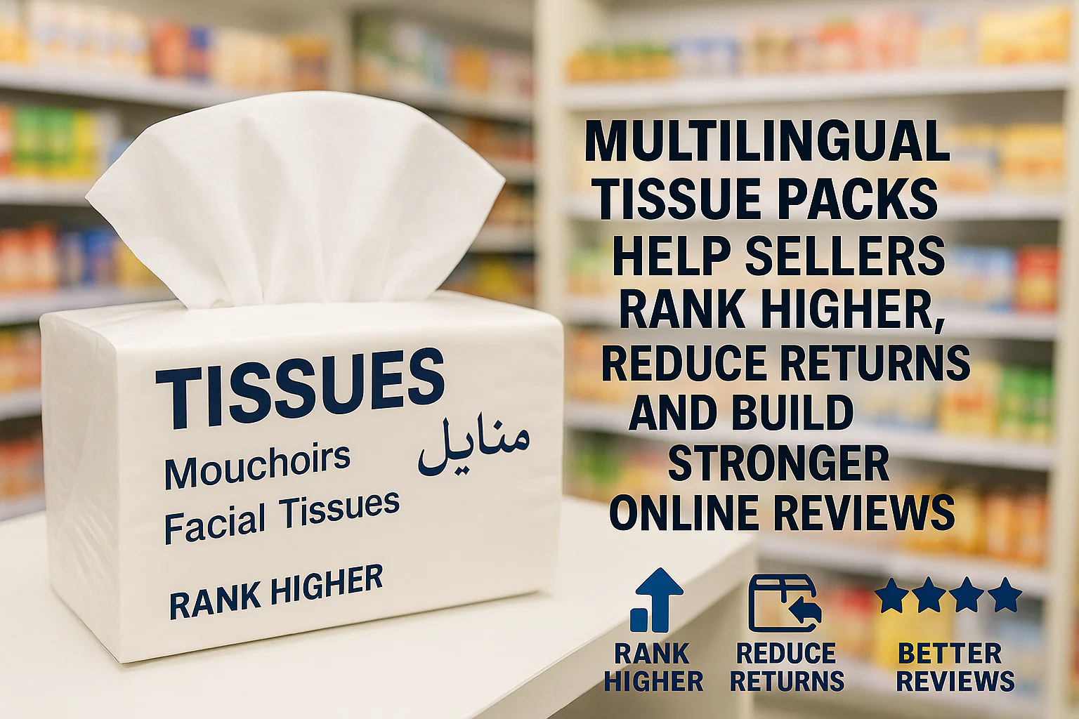 how to print multilingual soft pack tissues