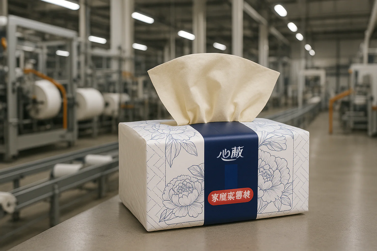 soft pack facial tissue low minimum order