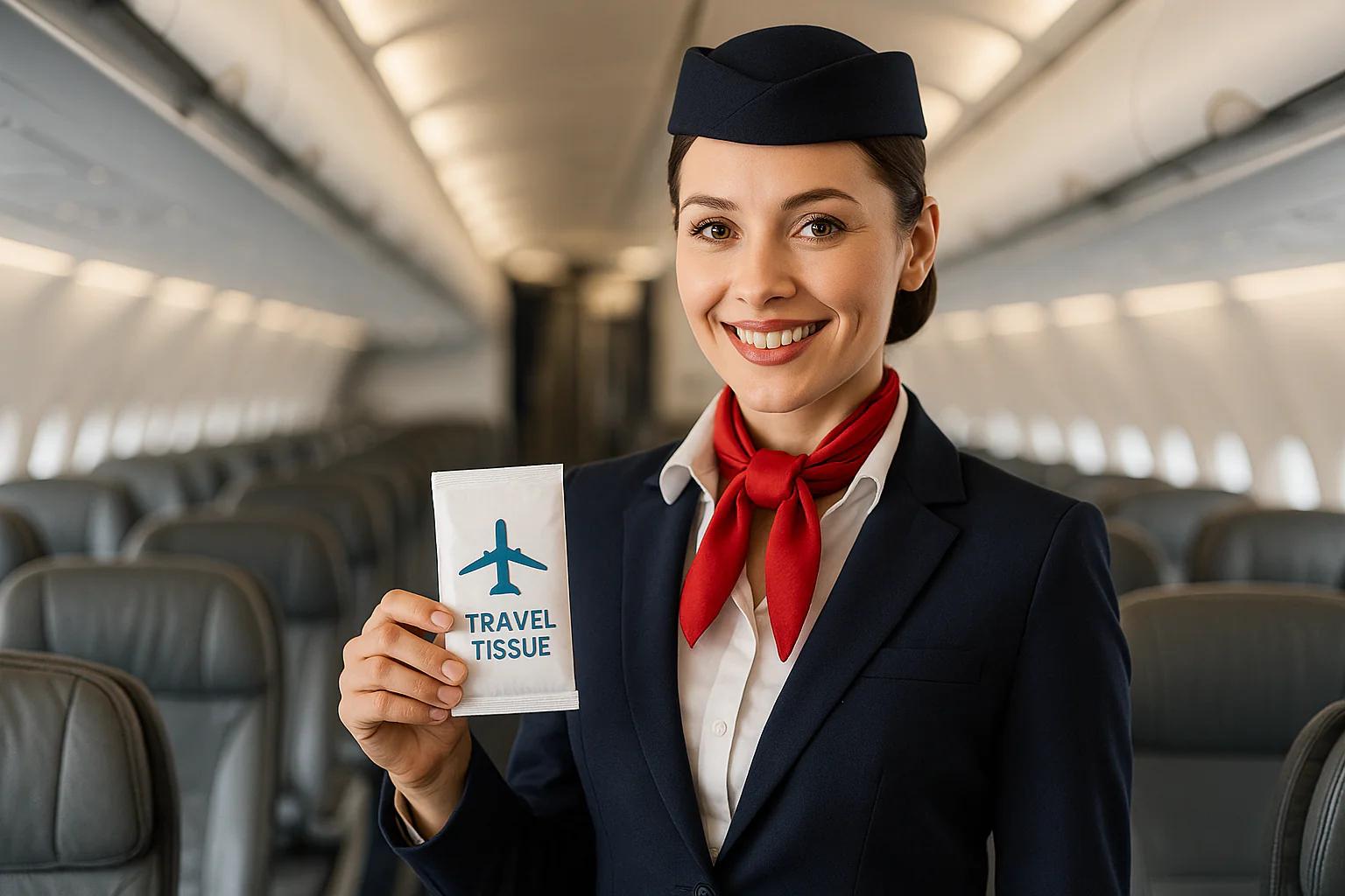 travel tissue pack for airline