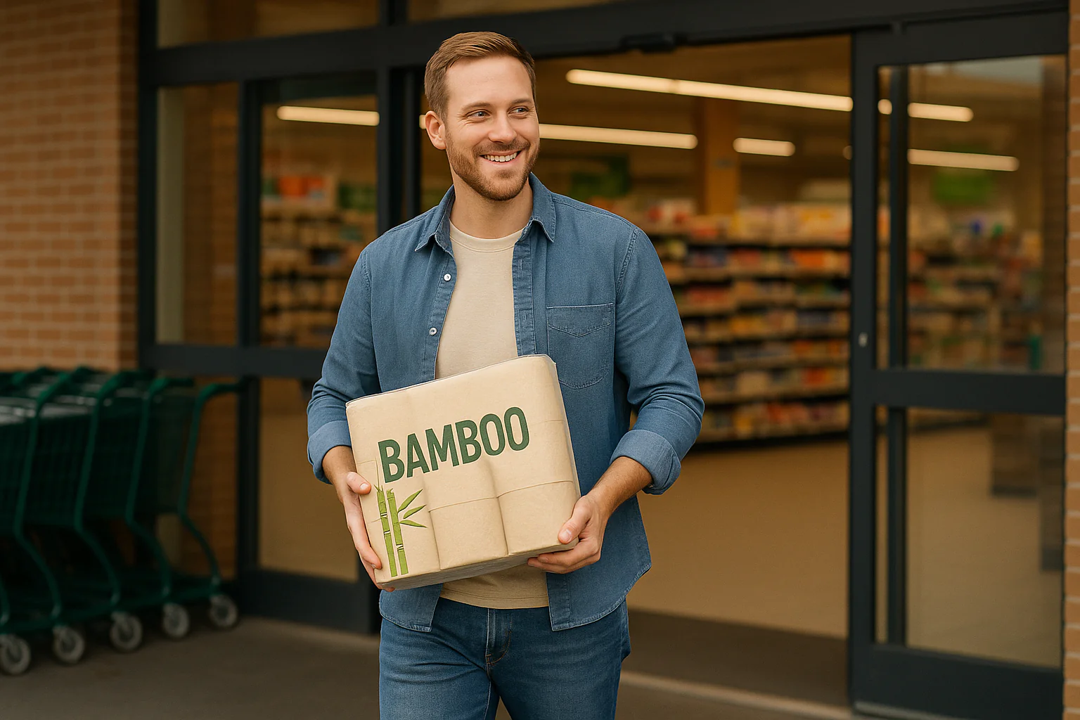 American with bamboo toilet paper