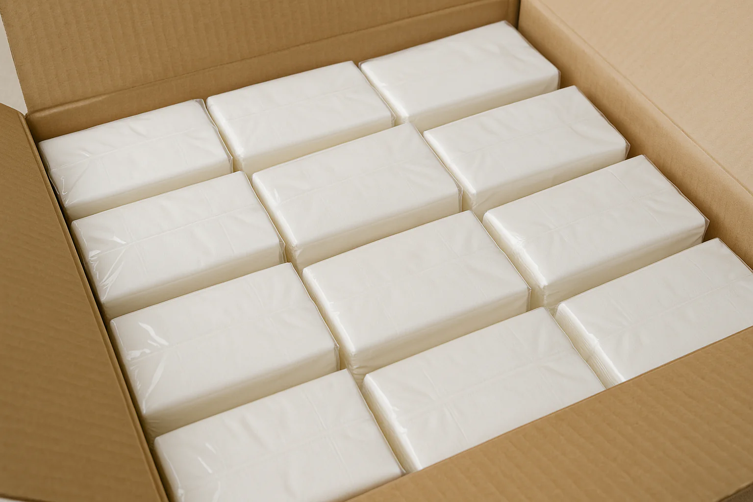 space-saving tissue packs