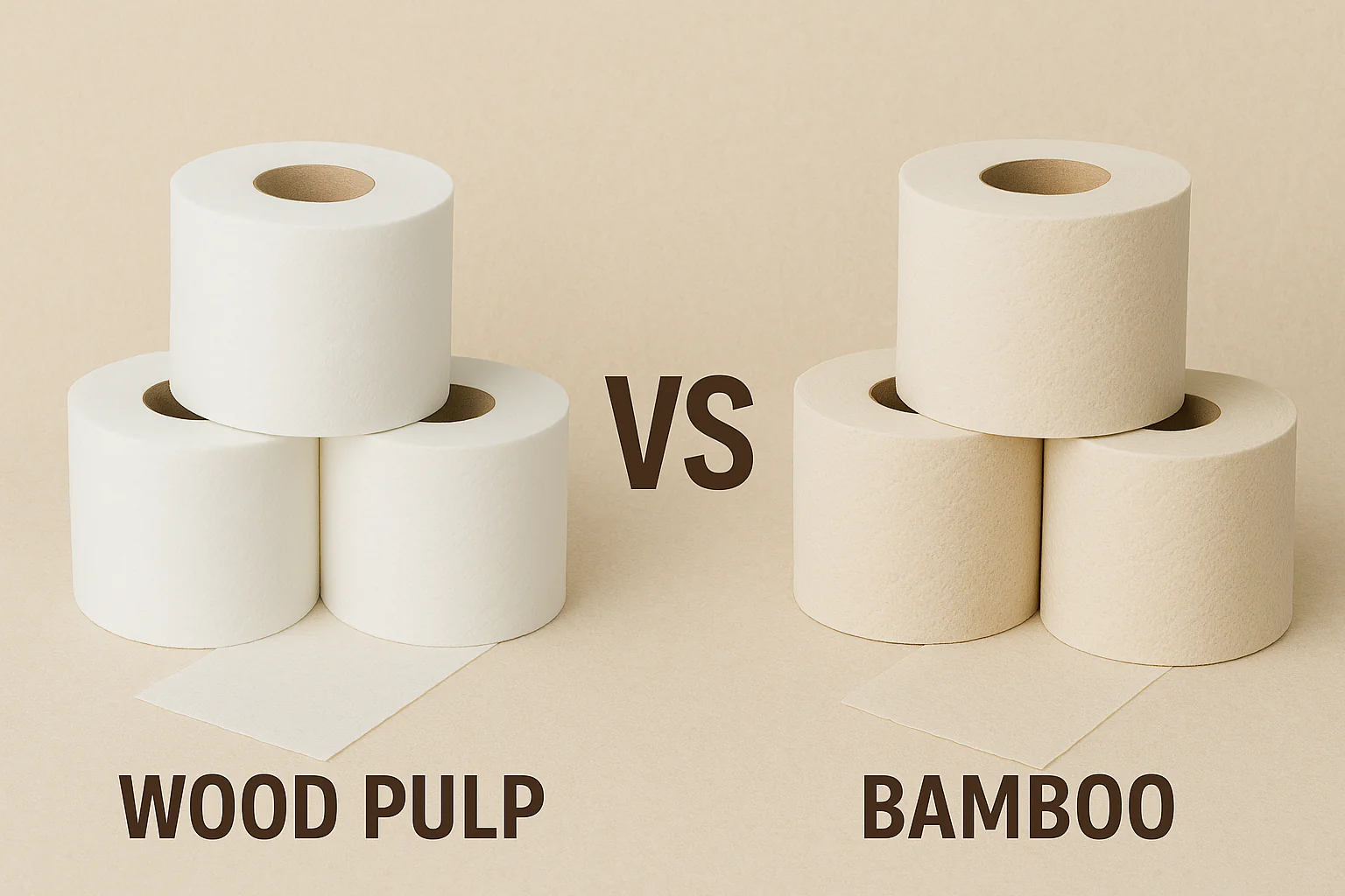 Wood Pulp vs Bamboo Pulp Toilet Paper