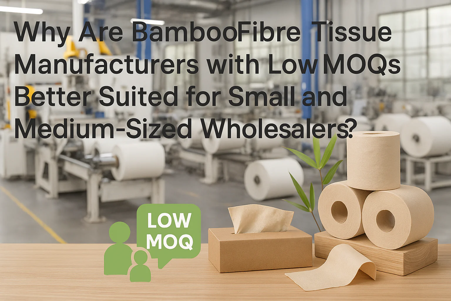 low MOQ bamboo tissue supplier